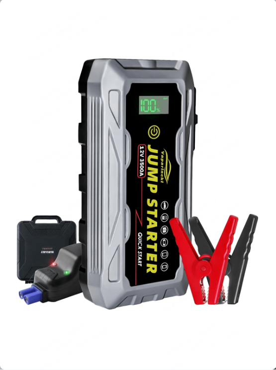 Car Jump Starter, 3500A Peak Battery Booster Start for All Gas and 10.0L Engines with Dual USB QC3.0/Type-C/LED Light, 12V Lithium Battery Auto Car Jump Pack